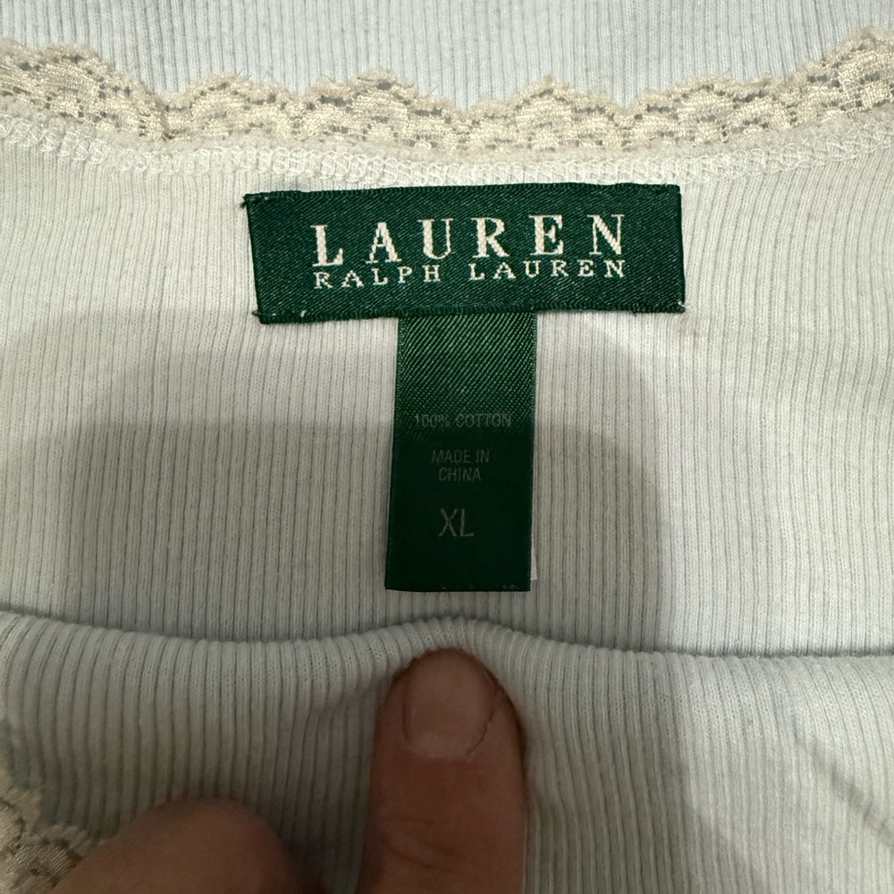 Ralph Lauren LRL Women’s Ditsy Night Gown Size L Vintage